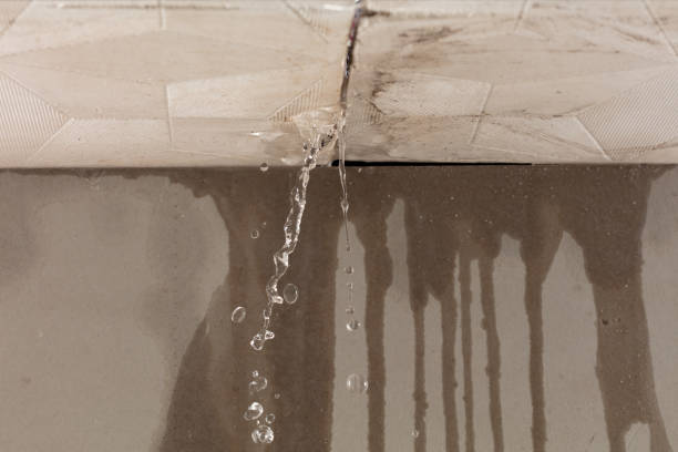 Professional Flood Damage Cleanup technician working in Bluffton, IN